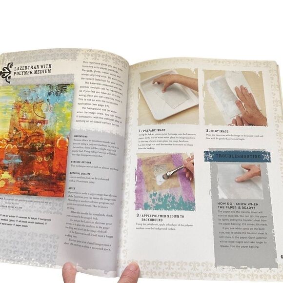 IMAGE Transfer Workshop Mixed Media Techniques Book - Picture 11 of 16